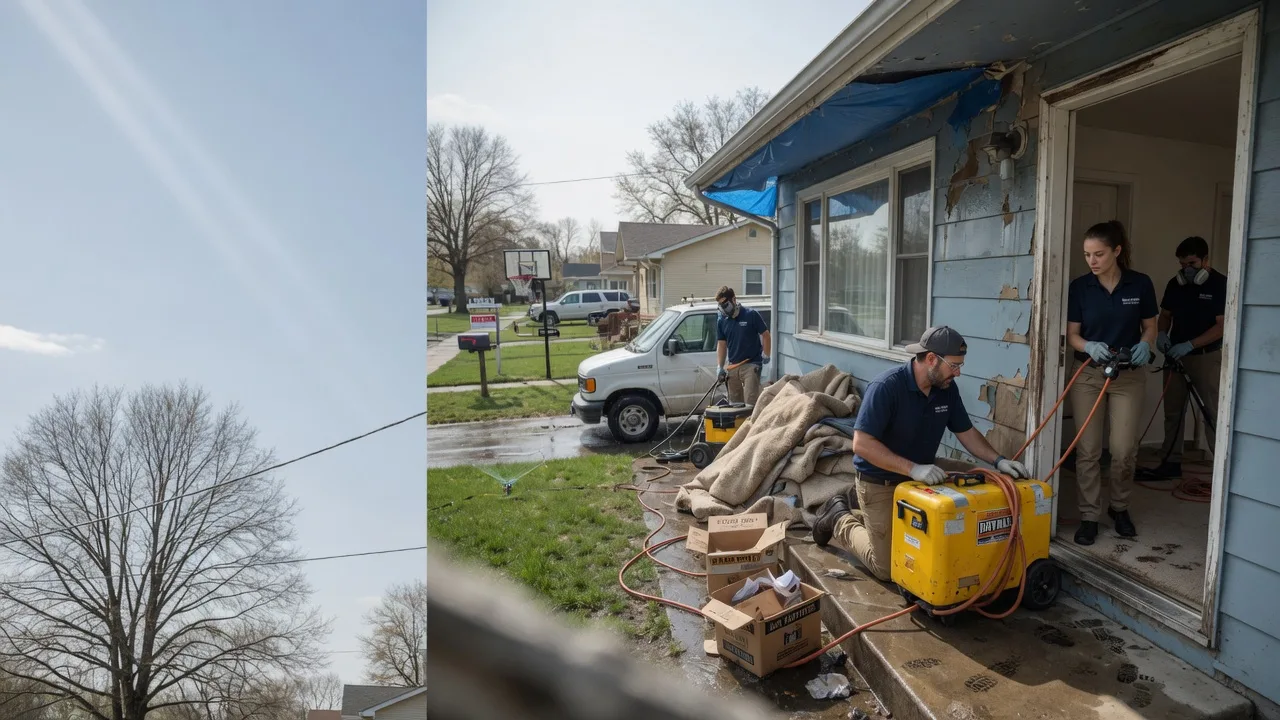 Basement Flood Cleanup in Whitewater, KS near me